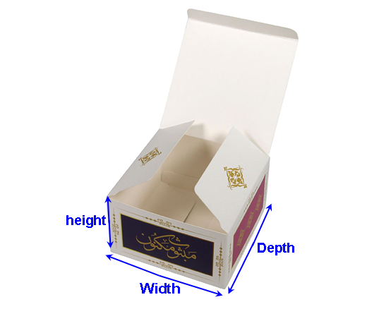 custom packaging box size description