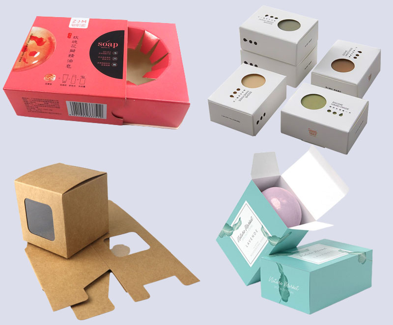 Low minimum custom branded soap packaging boxes. 