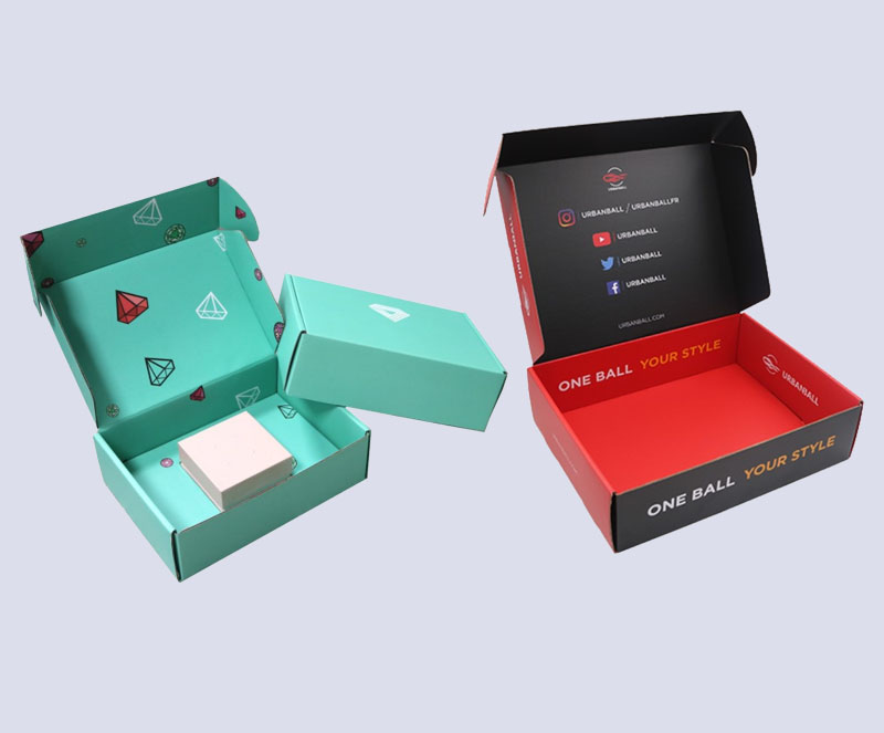 double-sided printed mailer box