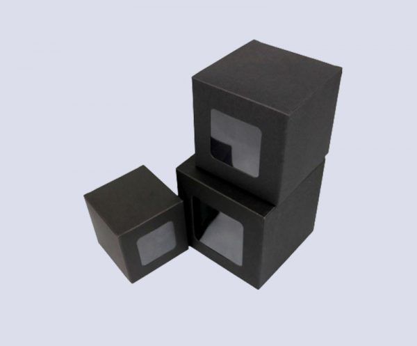 custom black soap packaging box