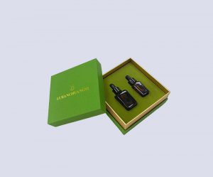Perfume bottle box packaging with lid