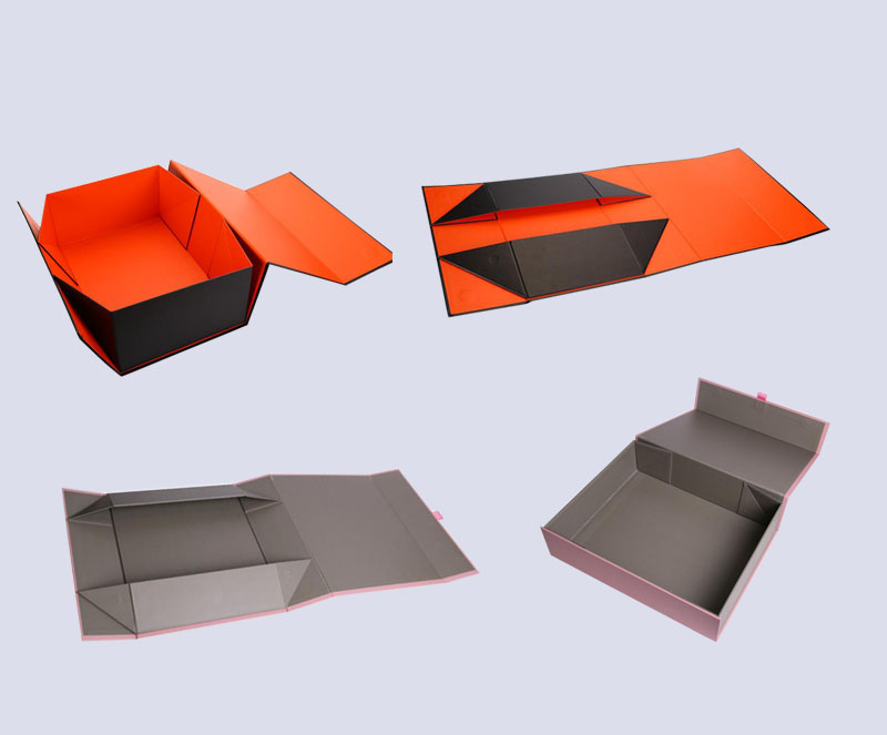 magnet closure custom folding box for cosmetics