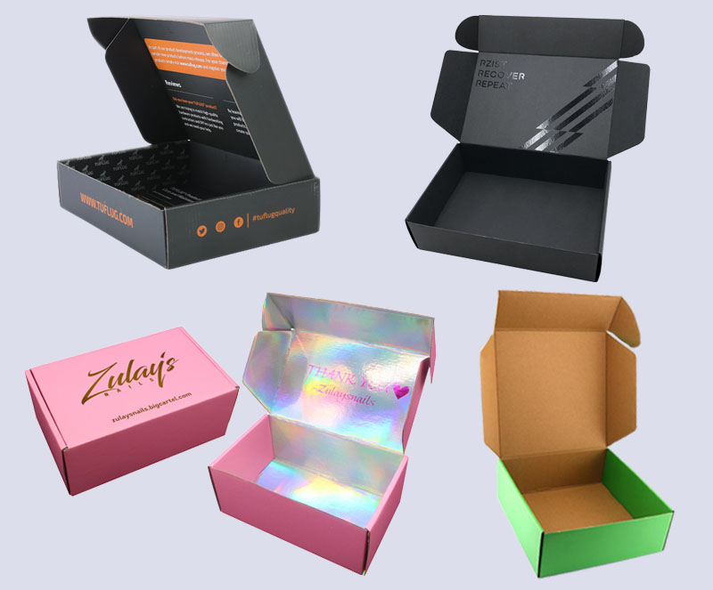 Custom unglued one-piece custom printed folding carton box