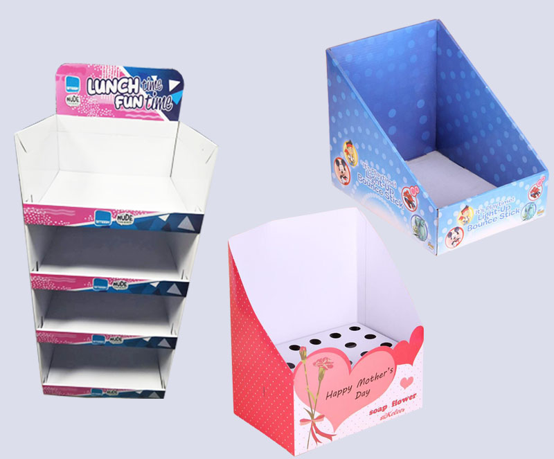 Custom display printed folding carton box